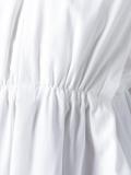 ruffled flared blouse