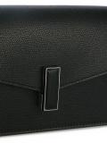 flap closure clutch bag