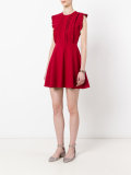 ruffled mini dress