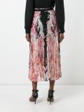 floral print pleated skirt