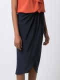 high waisted midi skirt