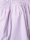 striped off-shoulder blouse