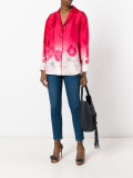 ombré floral shirt