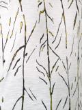 branch print T-shirt