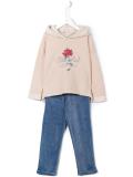 rose print tracksuit