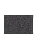 grained bi-fold wallet