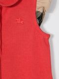 check cap sleeve polo shirt