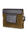 panelled shoulder bag 