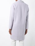 peaked lapel coat