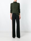 ribbed turtleneck sweater