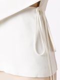 v-neck wrap blouse