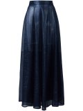 sheer A-line skirt