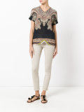 frayed trim jeans 