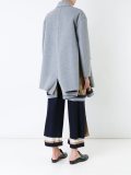 double-breasted layer coat 