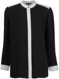 contrast stripe shirt