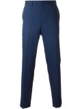straight leg tailored trousers