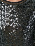 metallic longsleeved dress