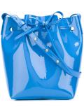 drawstring bucket cross body bag