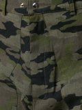 camouflage print trousers 