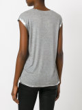 shinny trim T-shirt 