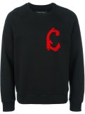  'C'刺绣套头衫