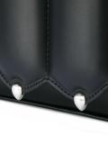 ribbed trim shoulder bag