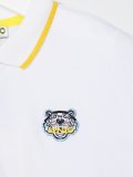 Tiger patch polo shirt