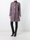 pom pom detail coat