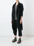 draped coat