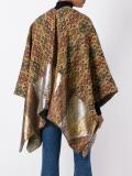patterned cape 