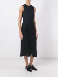 jacquard sleeveless dress