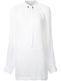 split neck shirt 