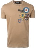 logo patch print T-shirt