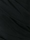 crossover V-neck fitted dress
