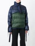 two tone puffa jacket