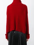 ribbed roll neck jumper