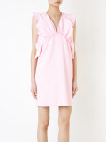 ruffled mini dress