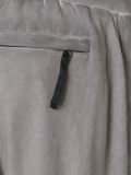 zip drop crotch trousers