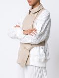 孔眼蕾丝飞行员夹克