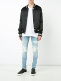 satin bomber jacket