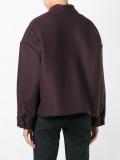 cropped oversized coat