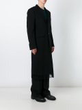 fringe trim long coat
