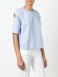 slit shortsleeves T-shirt