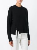 lace-up detail jumper