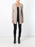 open front knitted cardigan