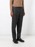 checked tailored trousers