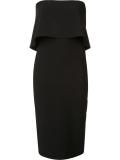 strapless fitted dress