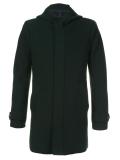 hooded fitted parka