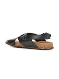 crossover strap sandals