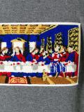 Last Supper patch sweatshirt